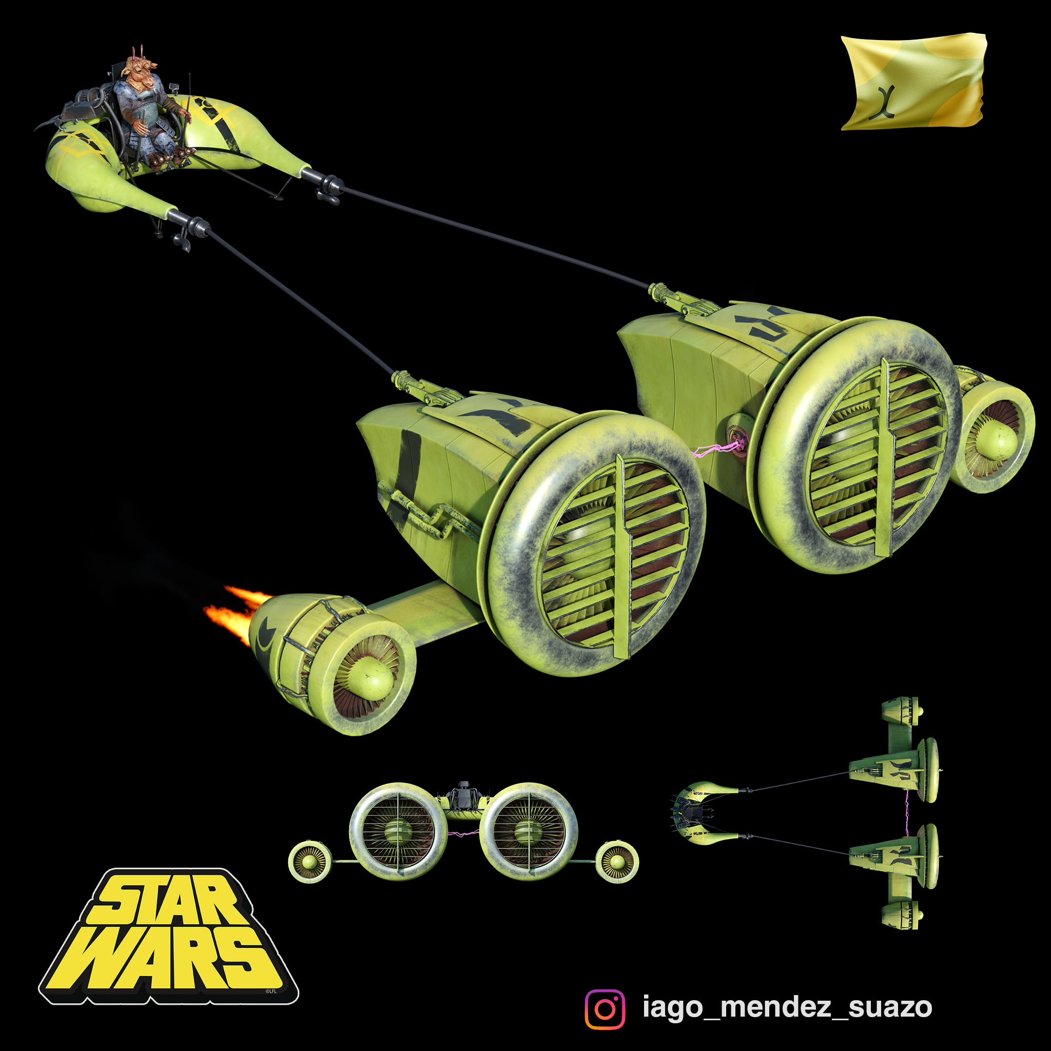  Mawhonic's GPE-3130 Podracer preview image 1